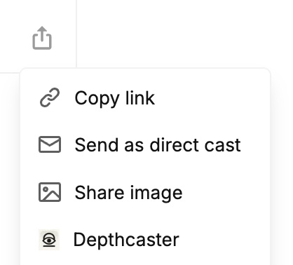 Share menu with Sopha option